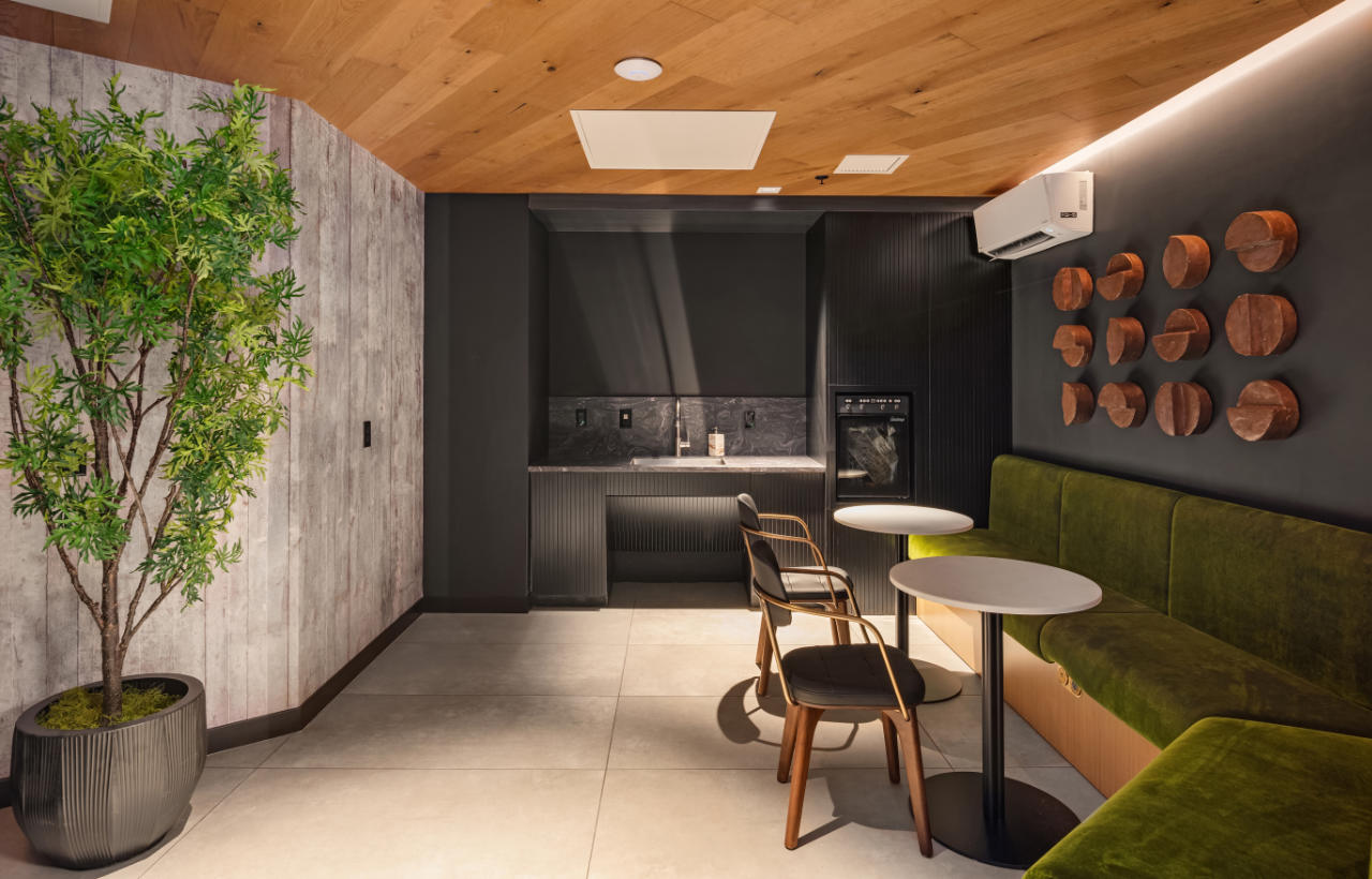 Eastrail Flats — wine room amenity